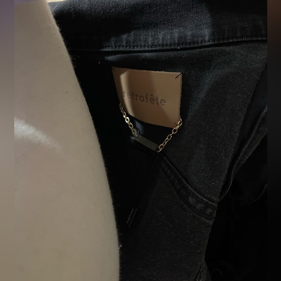 SOLD đź’™Retrofete Rissa Jacket Medium in Light Onyx - Picture 6 of 7